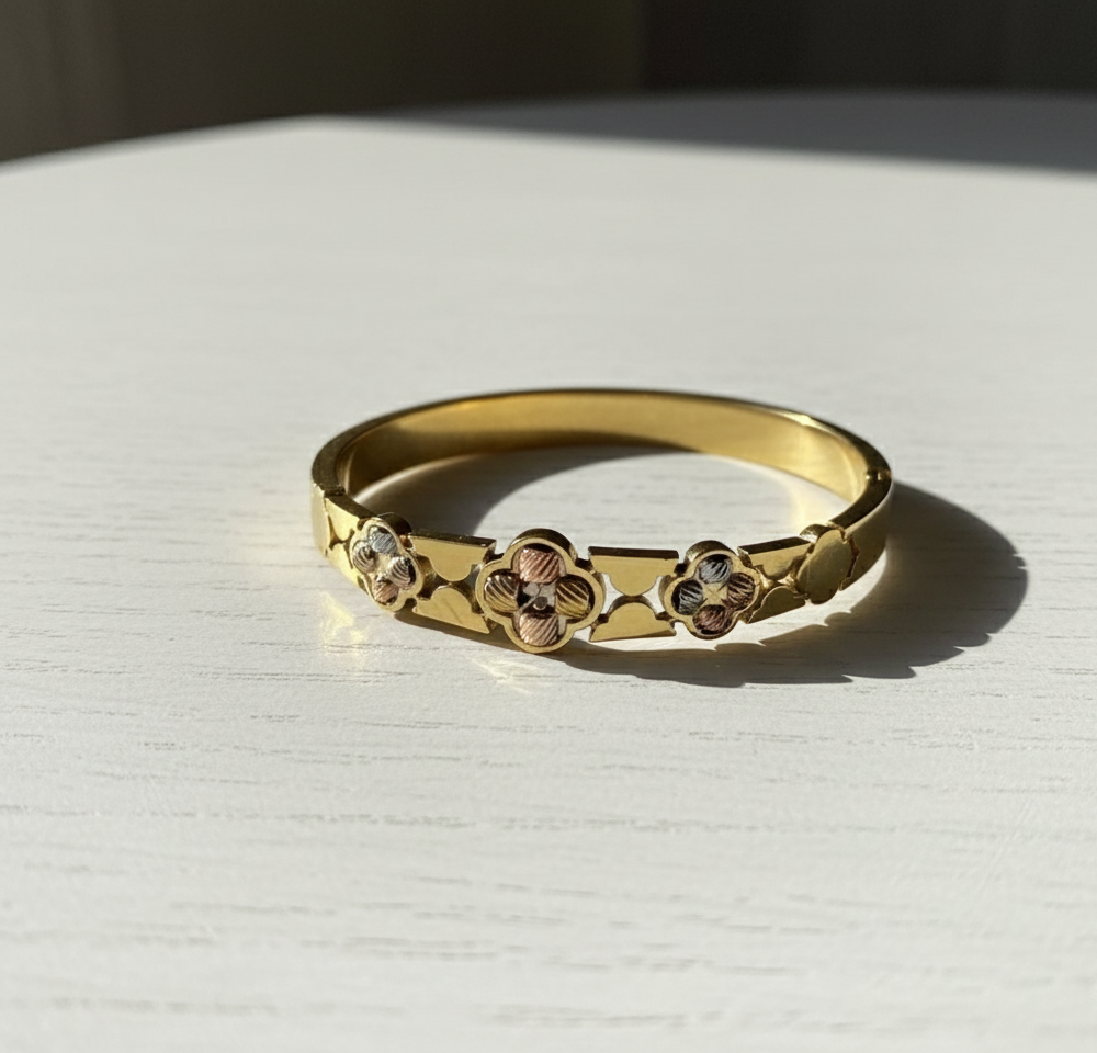 Ice Emerald Cut Bangle