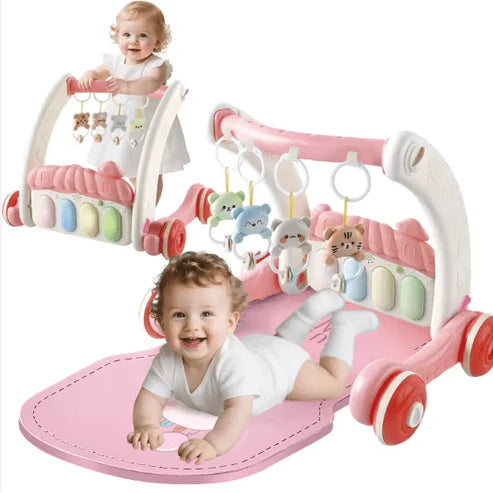 Kids Game 2-in-1 Baby Gym With Walker